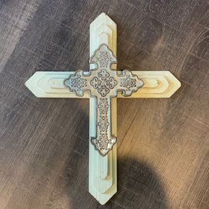 Wooden and Metal Cross